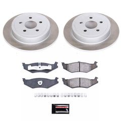 Power Stop SC1687 - Rear Z17 Evolution Pad And Semi-Coated Rotor Kit vehicle fitment brake part