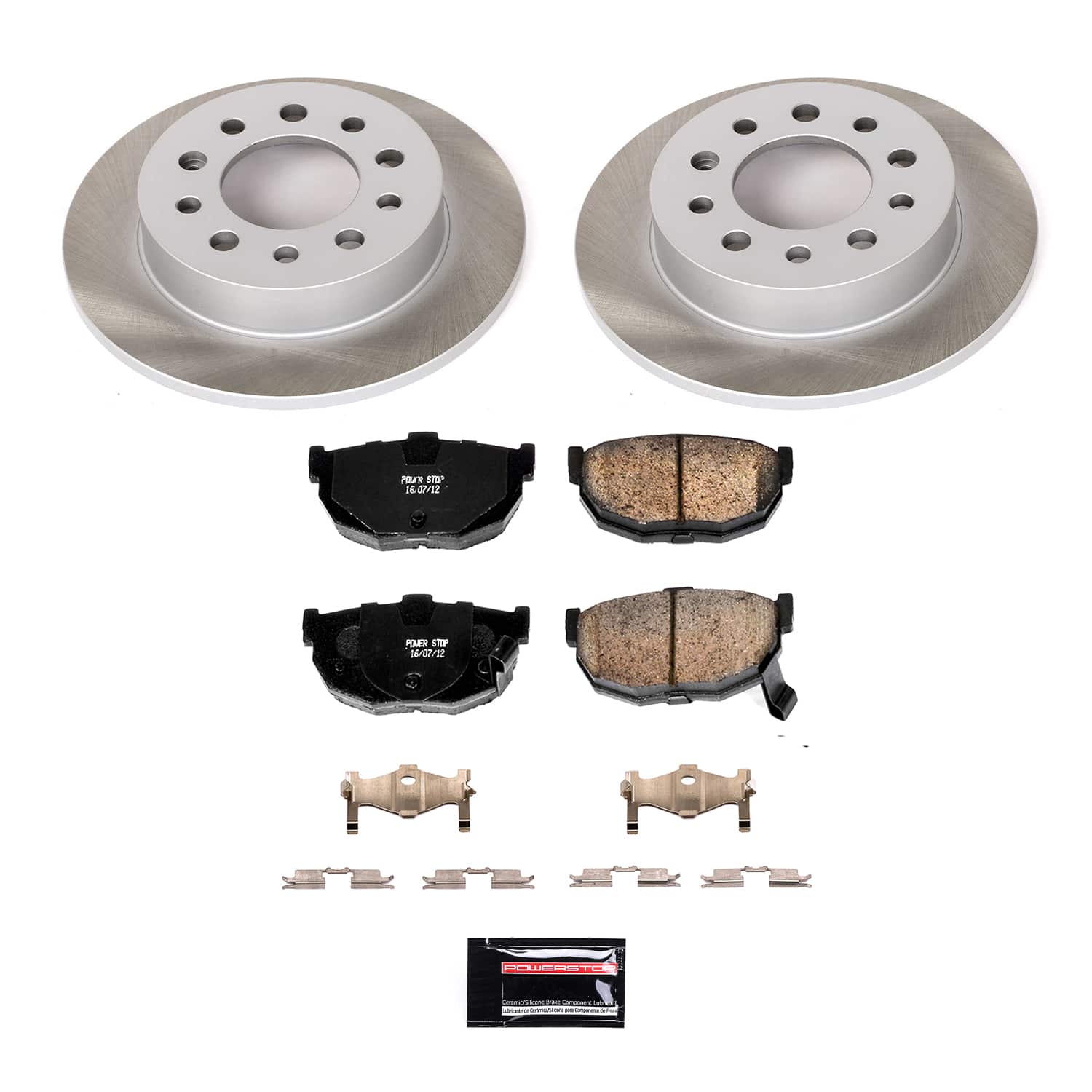 Power Stop SC170 - Rear Z17 Evolution Pad And Semi-Coated Rotor Kit vehicle fitment brake part