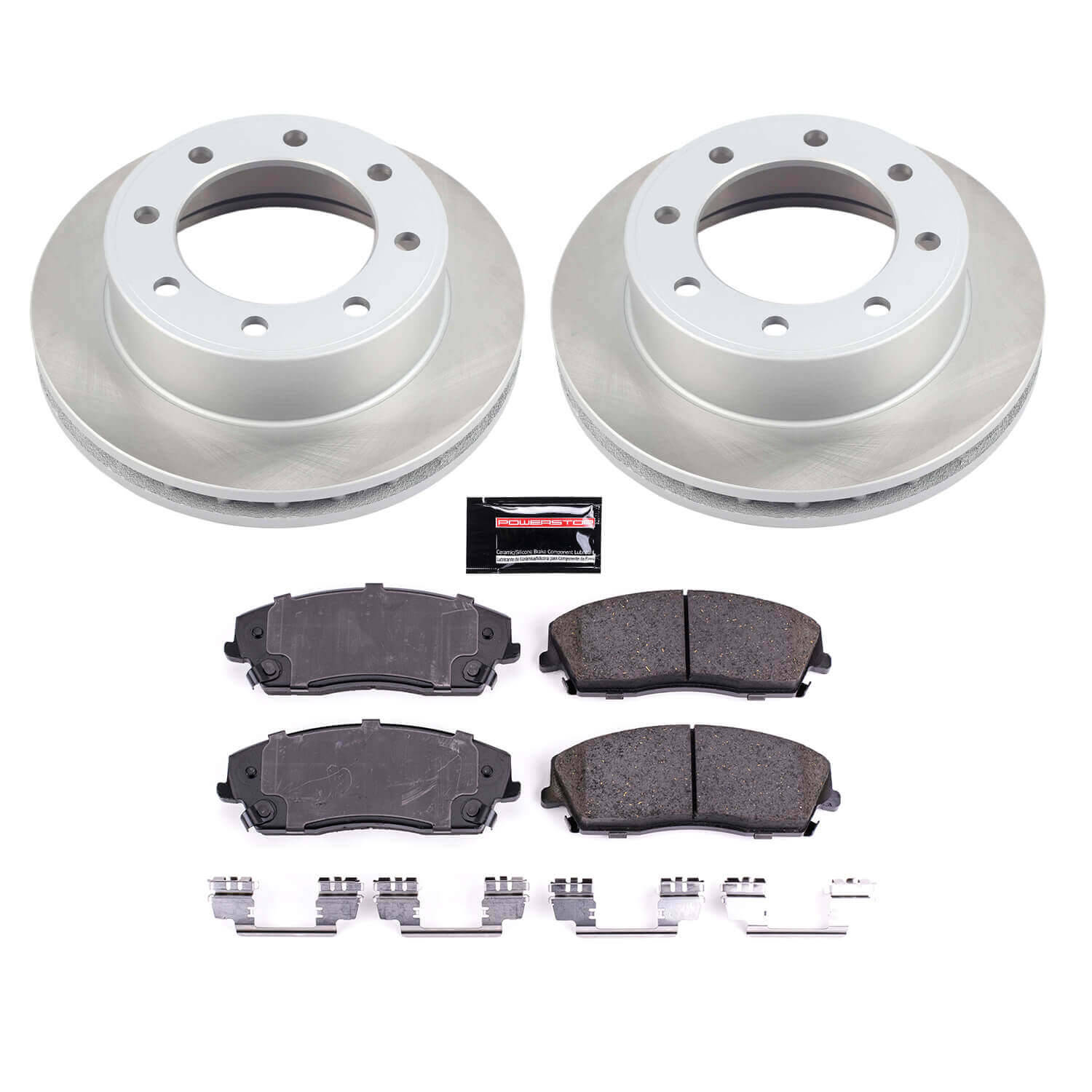 Power Stop SC1714 - Front Z17 Evolution Pad And Semi-Coated Rotor Kit vehicle fitment brake part