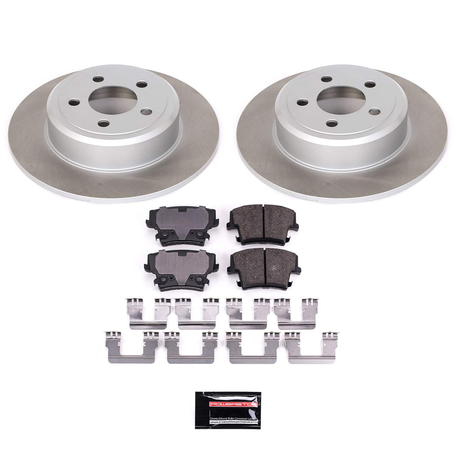 Power Stop SC1719 - Rear Z17 Evolution Pad And Semi-Coated Rotor Kit vehicle fitment brake part