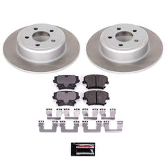 Power Stop SC1719 - Rear Z17 Evolution Pad And Semi-Coated Rotor Kit vehicle fitment brake part