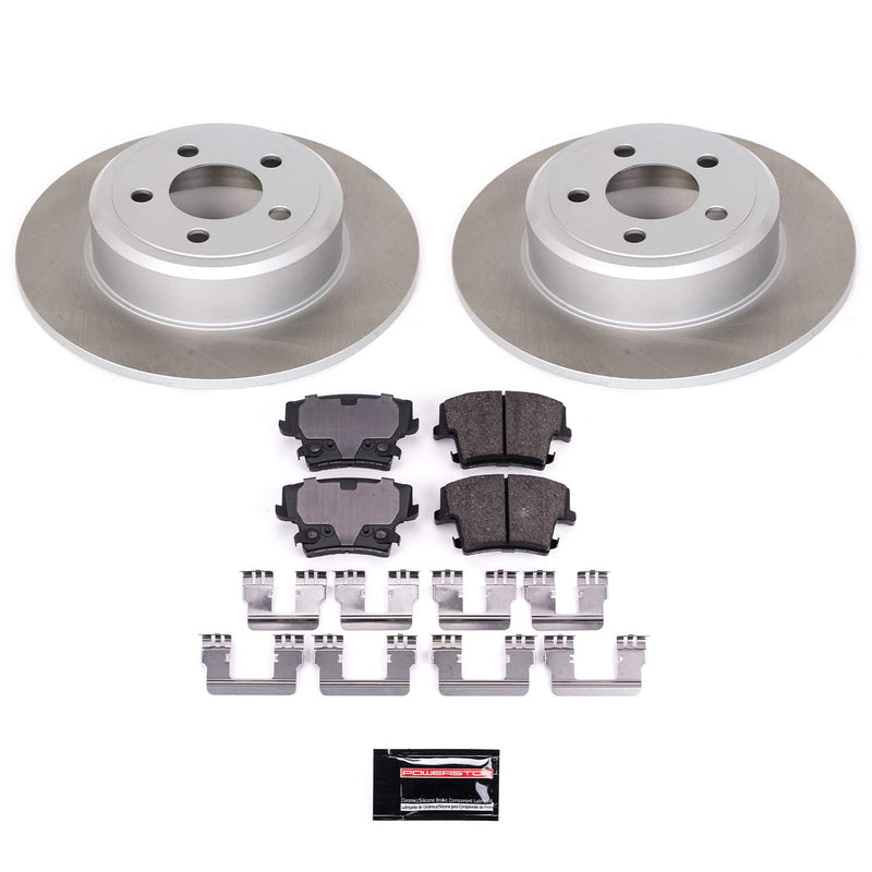 Power Stop SC1719 - Rear Z17 Evolution Pad And Semi-Coated Rotor Kit vehicle fitment brake part