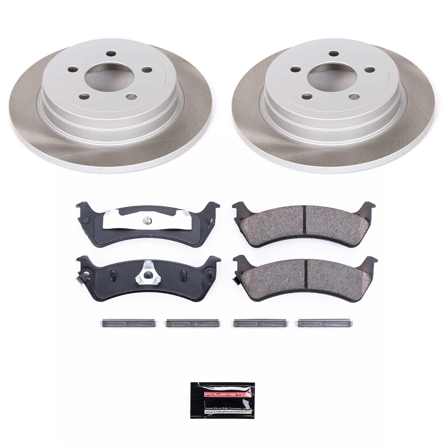 Power Stop SC1770 - Rear Z17 Evolution Pad And Semi-Coated Rotor Kit vehicle fitment brake part
