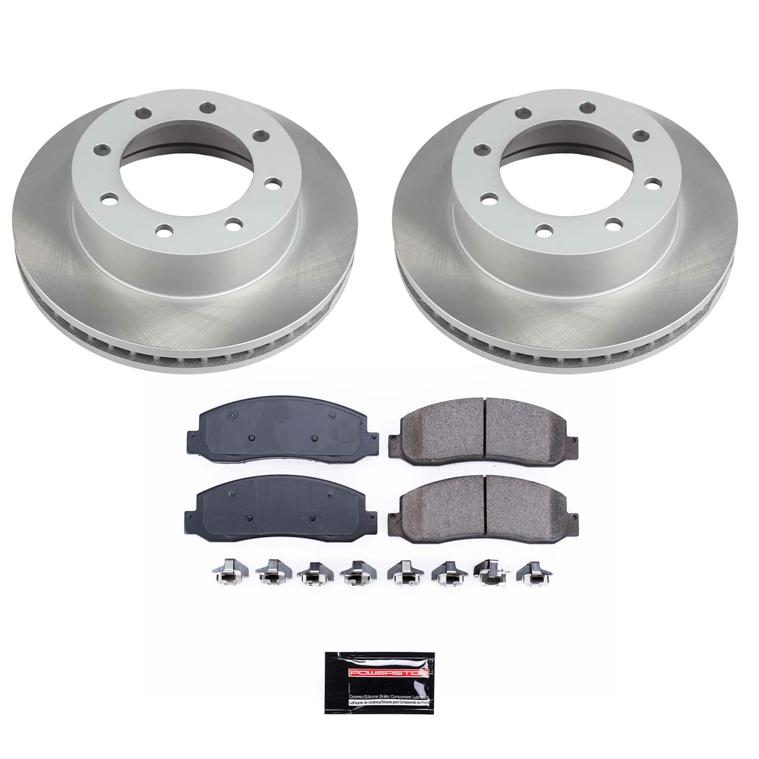 Power Stop SC1781 - Front Z17 Evolution Pad And Semi-Coated Rotor Kit vehicle fitment brake part