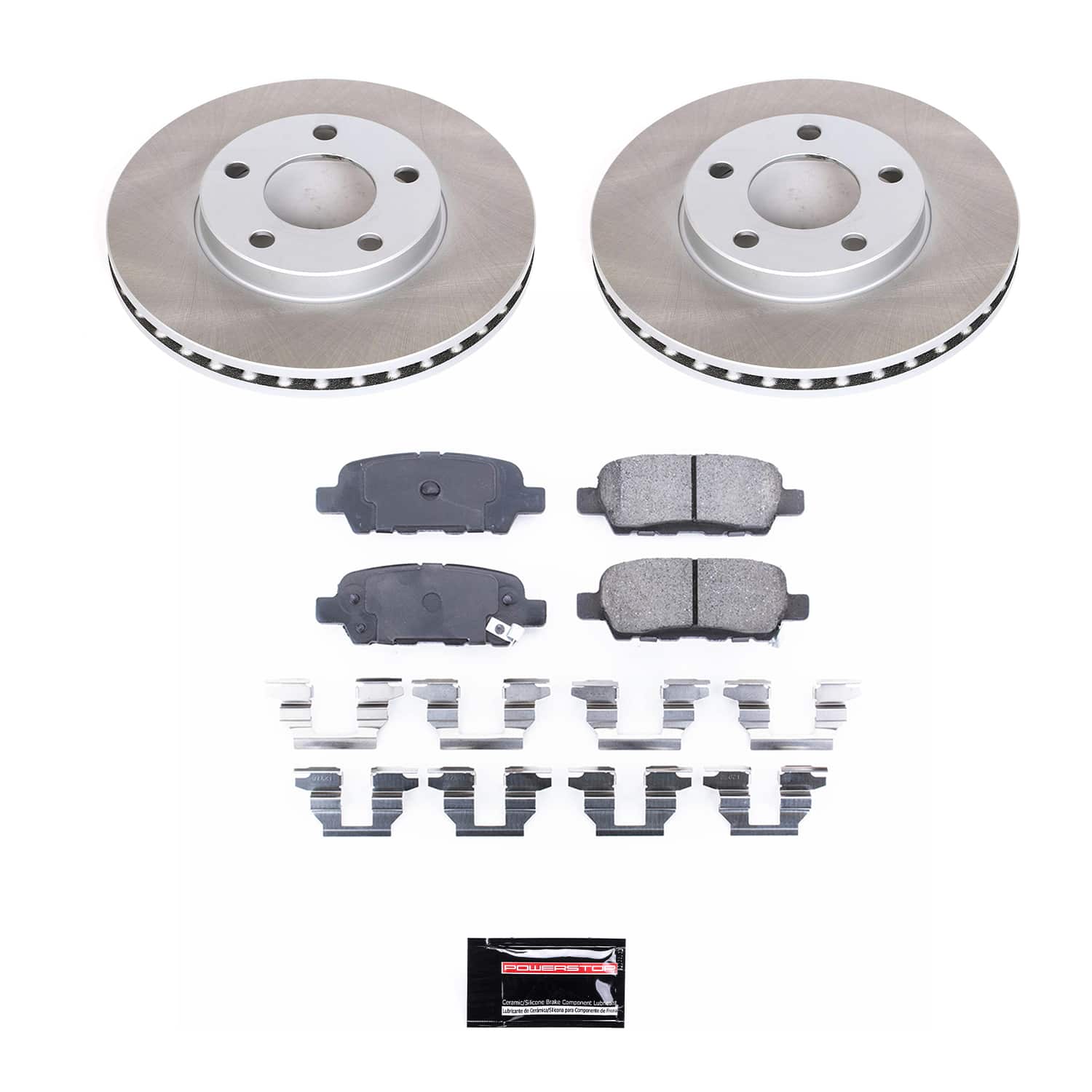 Power Stop SC179 - Rear Z17 Evolution Pad And Semi-Coated Rotor Kit vehicle fitment brake part