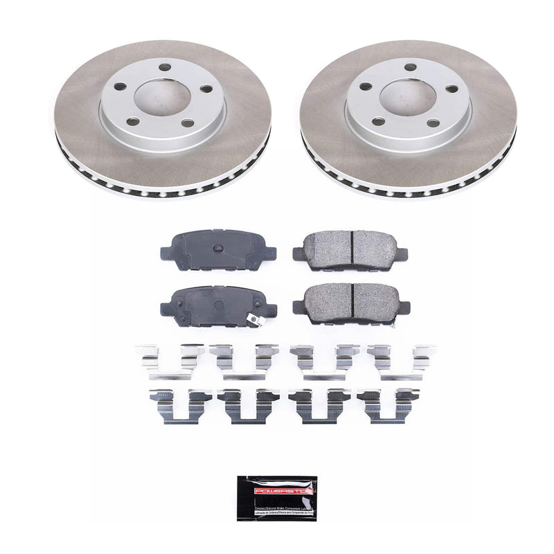 Power Stop SC179 - Rear Z17 Evolution Pad And Semi-Coated Rotor Kit vehicle fitment brake part