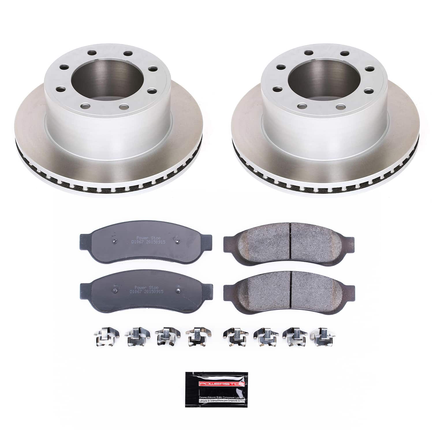 Power Stop SC1798 - Rear Z17 Evolution Pad And Semi-Coated Rotor Kit vehicle fitment brake part