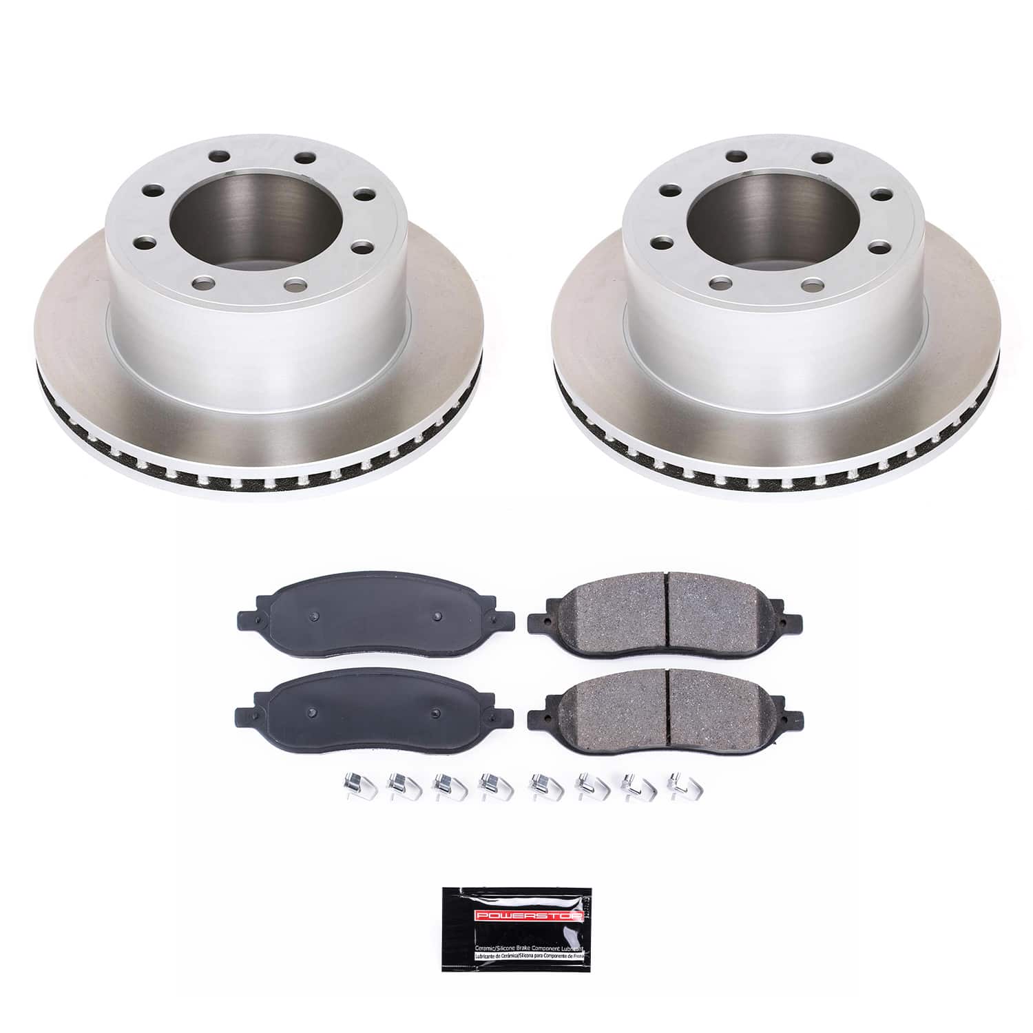 Power Stop SC1799 - Rear Z17 Evolution Pad And Semi-Coated Rotor Kit vehicle fitment brake part