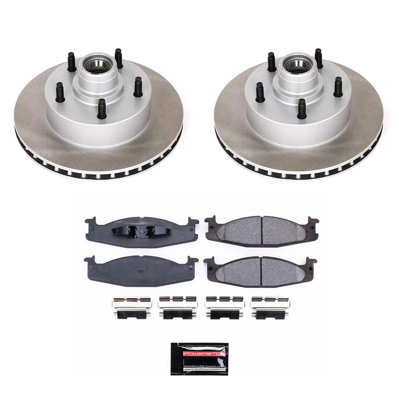 Power Stop SC1831 - Front Z17 Evolution Pad And Semi-Coated Rotor Kit vehicle fitment brake part