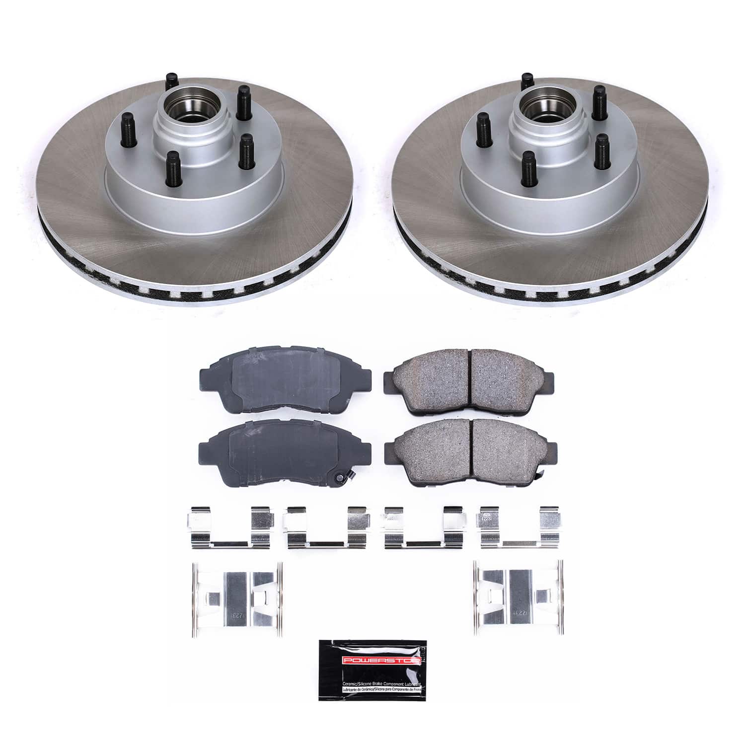 Power Stop SC1854 - Front Z17 Evolution Pad And Semi-Coated Rotor Kit vehicle fitment brake part