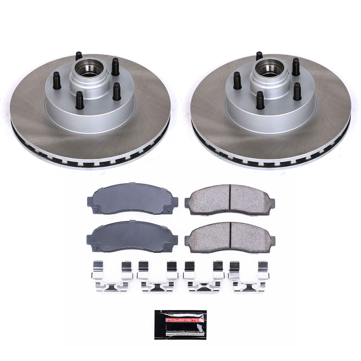 Power Stop SC1857 - Front Z17 Evolution Pad And Semi-Coated Rotor Kit vehicle fitment brake part