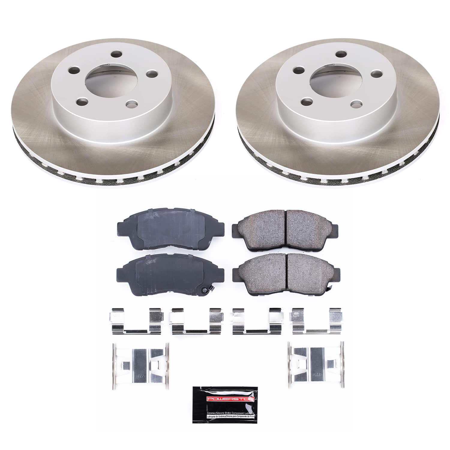 Power Stop SC1860 - Front Z17 Evolution Pad And Semi-Coated Rotor Kit vehicle fitment brake part