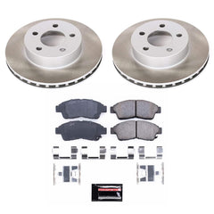 Power Stop SC1860 - Front Z17 Evolution Pad And Semi-Coated Rotor Kit vehicle fitment brake part