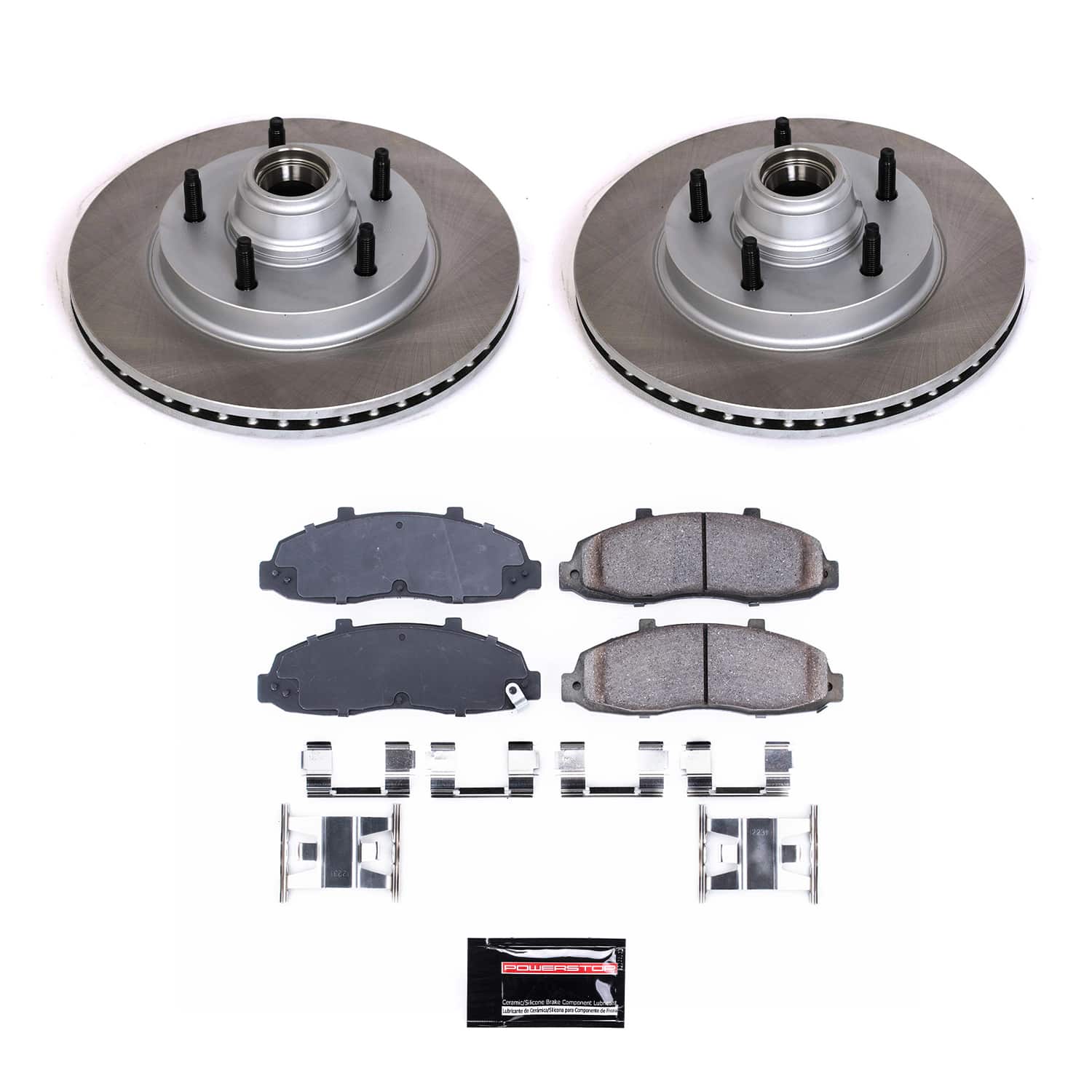 Power Stop SC1866 - Front Z17 Evolution Pad And Semi-Coated Rotor Kit vehicle fitment brake part