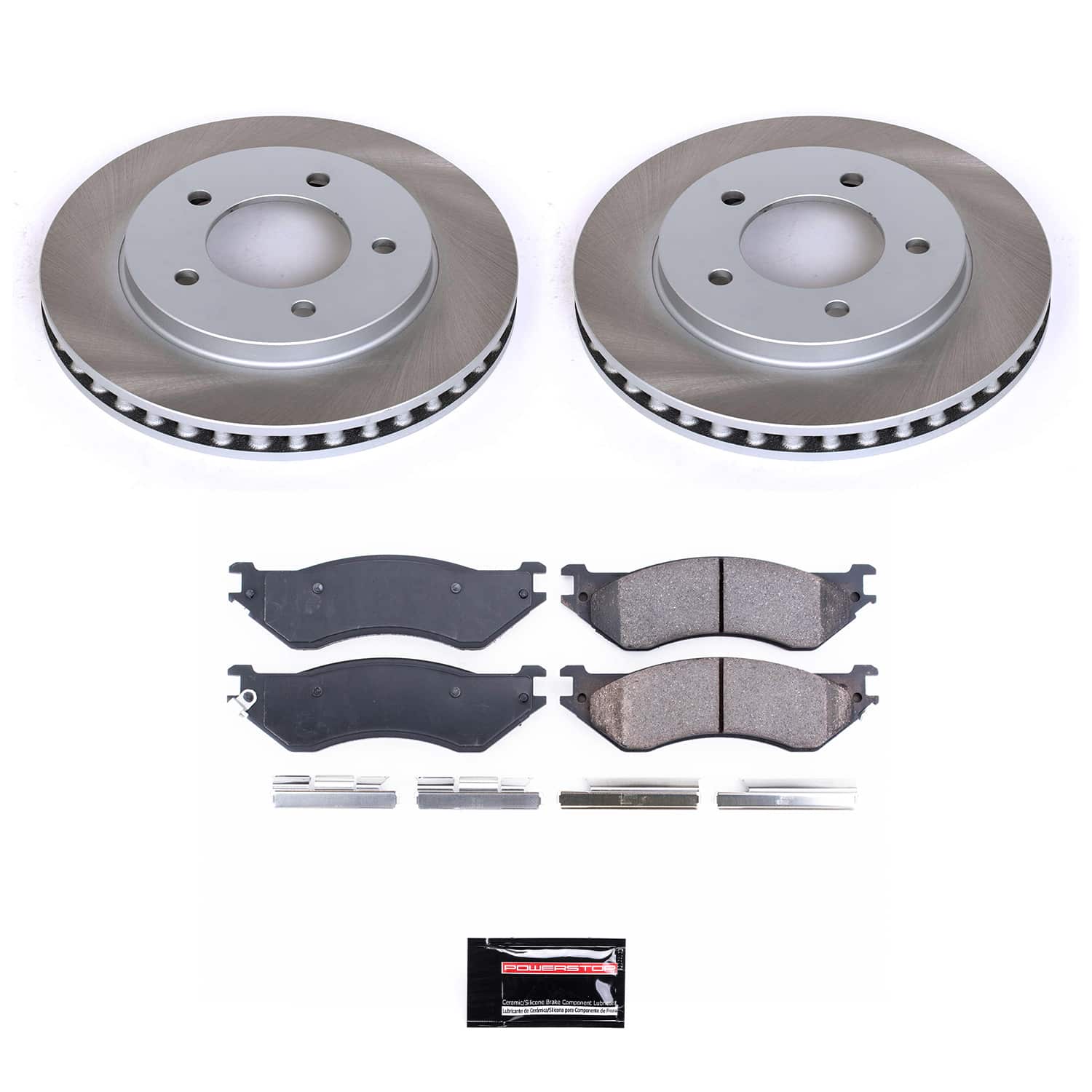Power Stop SC1869 - Front Z17 Evolution Pad And Semi-Coated Rotor Kit vehicle fitment brake part