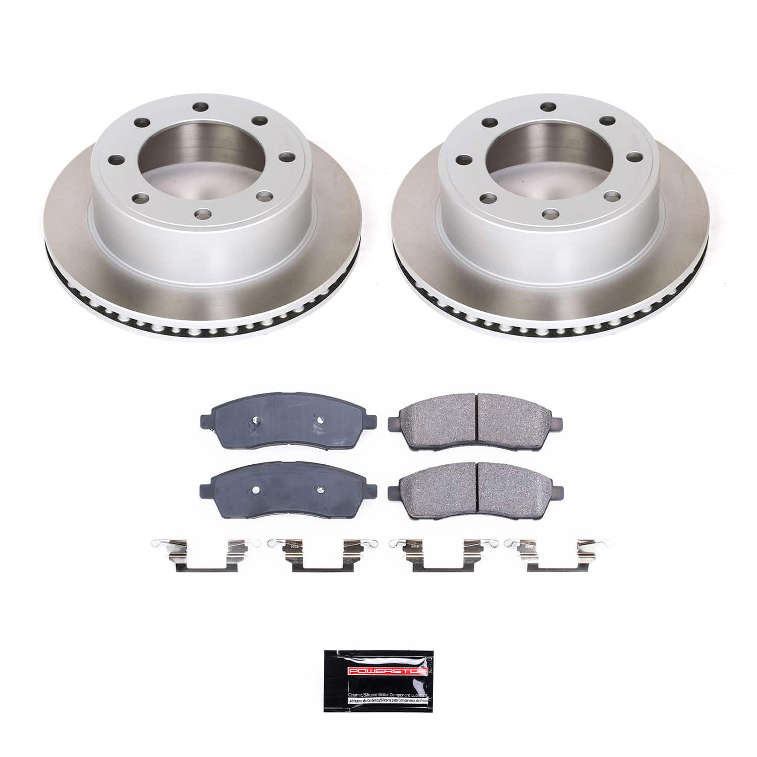 Power Stop SC1890 - Rear Z17 Evolution Pad And Semi-Coated Rotor Kit vehicle fitment brake part
