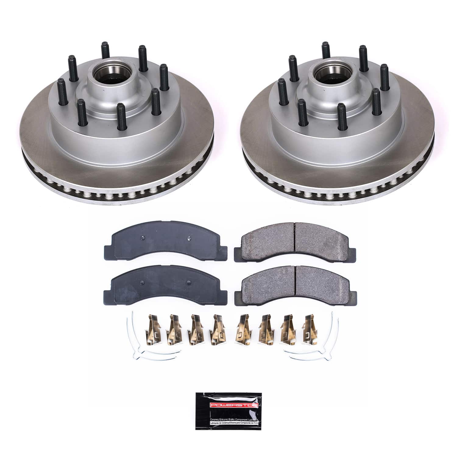 Power Stop SC1893 - Front Z17 Evolution Pad And Semi-Coated Rotor Kit vehicle fitment brake part