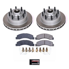 Power Stop SC1893 - Front Z17 Evolution Pad And Semi-Coated Rotor Kit vehicle fitment brake part