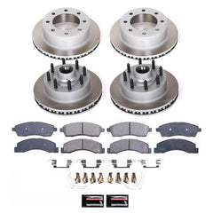 Power Stop SC1894 - Front And Rear Z17 Evolution Pad And Semi-Coated Rotor Kit vehicle fitment brake part