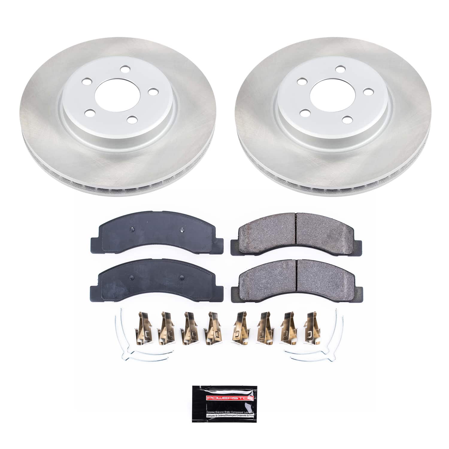 Power Stop SC1905 - Front Z17 Evolution Pad And Semi-Coated Rotor Kit vehicle fitment brake part