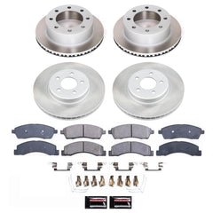 Power Stop SC1906 - Front And Rear Z17 Evolution Pad And Semi-Coated Rotor Kit vehicle fitment brake part