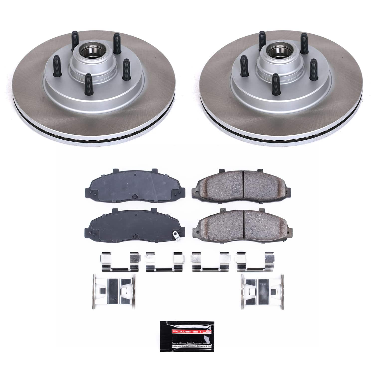 Power Stop SC1914 - Front Z17 Evolution Pad And Semi-Coated Rotor Kit vehicle fitment brake part