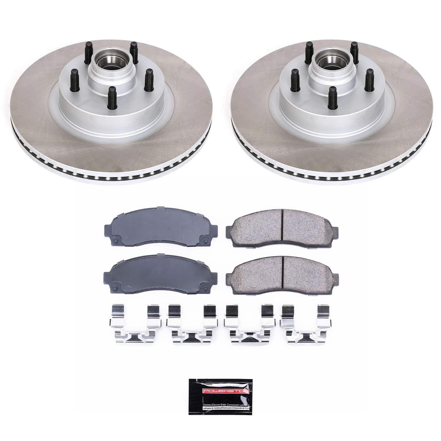 Power Stop SC1923 - Front Z17 Evolution Pad And Semi-Coated Rotor Kit vehicle fitment brake part