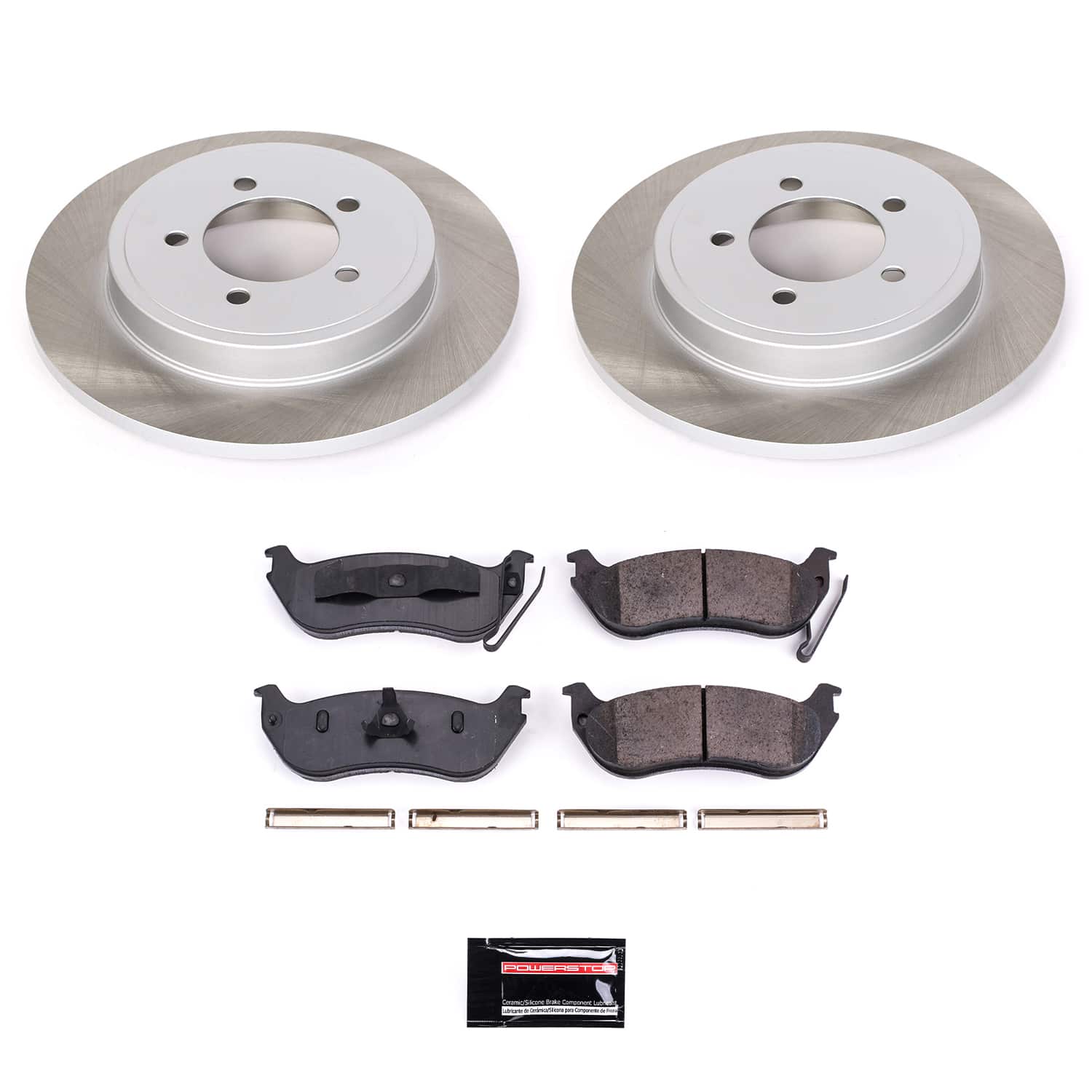 Power Stop SC1929 - Rear Z17 Evolution Pad And Semi-Coated Rotor Kit vehicle fitment brake part