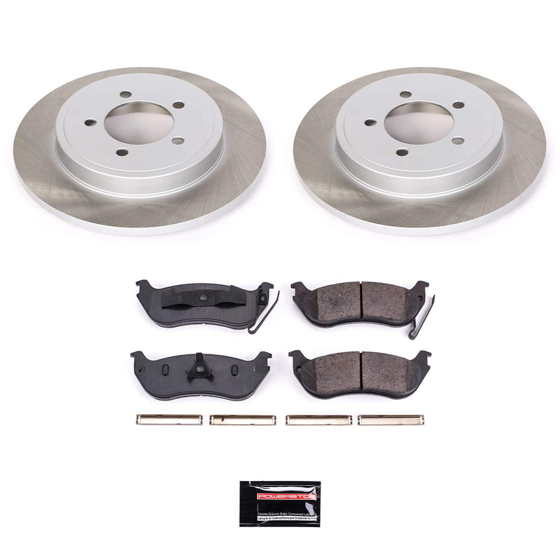 Power Stop SC1929 - Rear Z17 Evolution Pad And Semi-Coated Rotor Kit vehicle fitment brake part