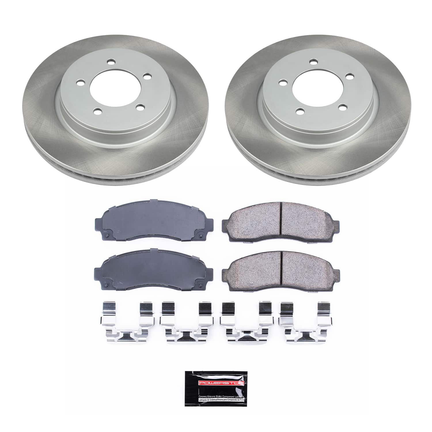 Power Stop SC1931 - Front Z17 Evolution Pad And Semi-Coated Rotor Kit vehicle fitment brake part