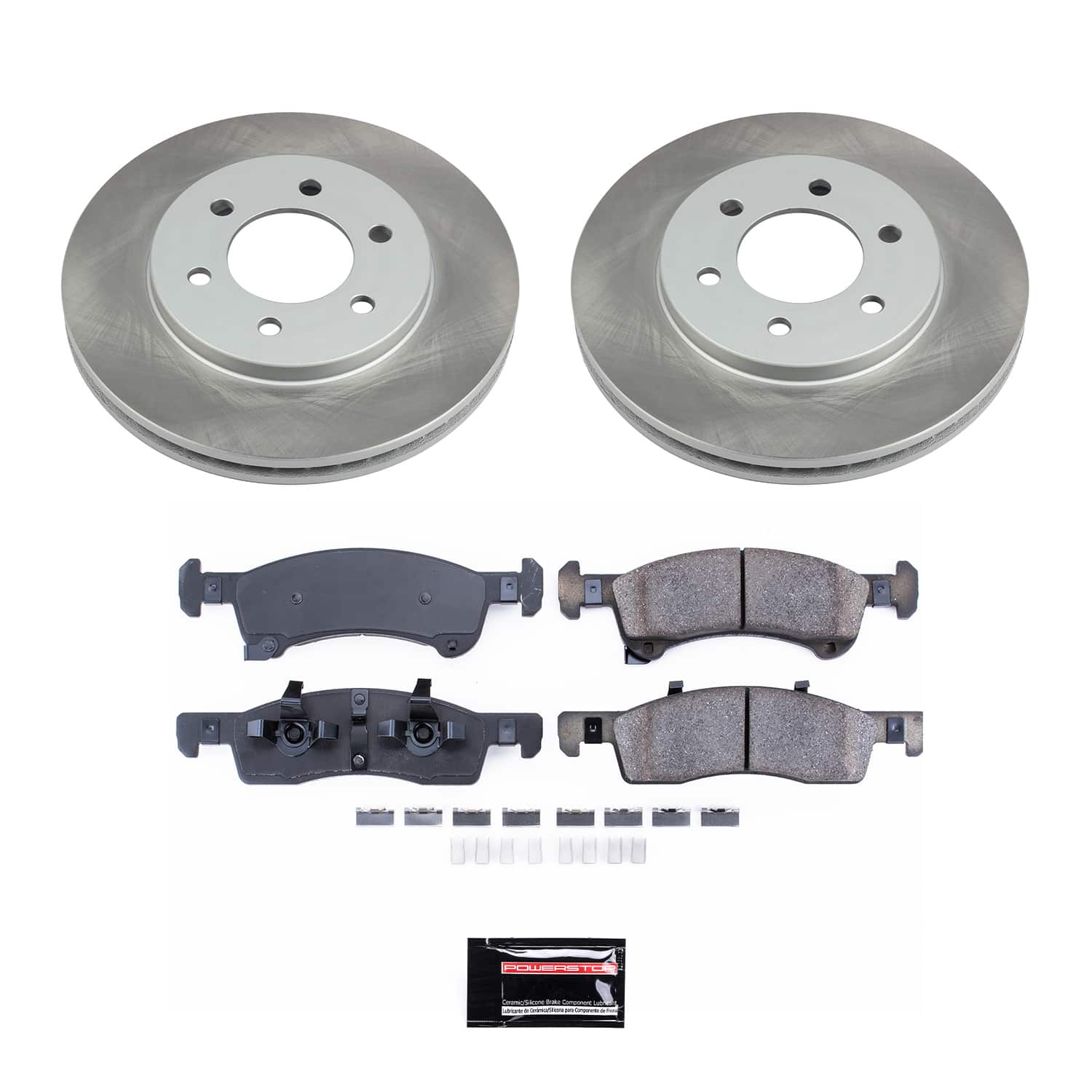 Power Stop SC1933 - Front Z17 Evolution Pad And Semi-Coated Rotor Kit vehicle fitment brake part