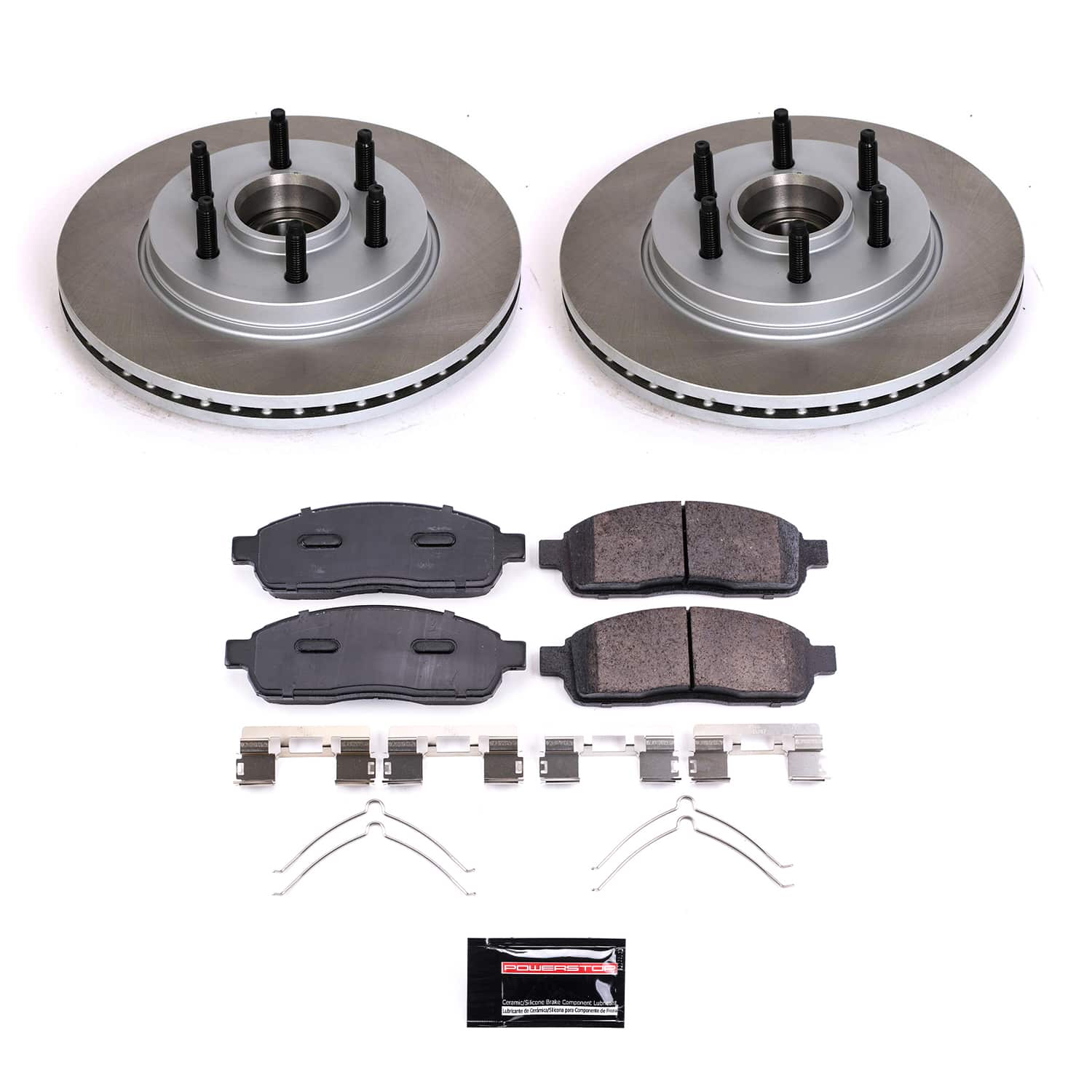 Power Stop SC1939 - Front Z17 Evolution Pad And Semi-Coated Rotor Kit vehicle fitment brake part