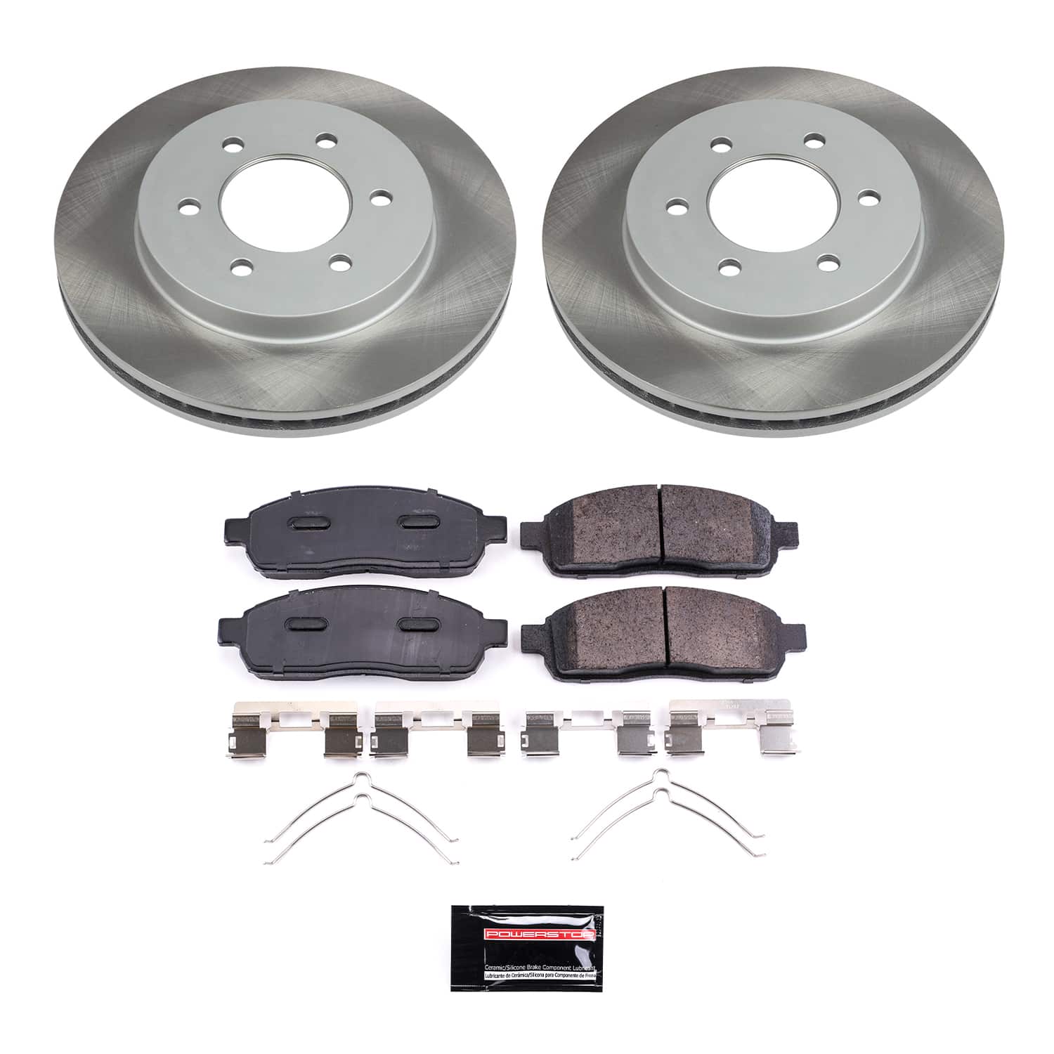 Power Stop SC1943 - Front Z17 Evolution Pad And Semi-Coated Rotor Kit vehicle fitment brake part