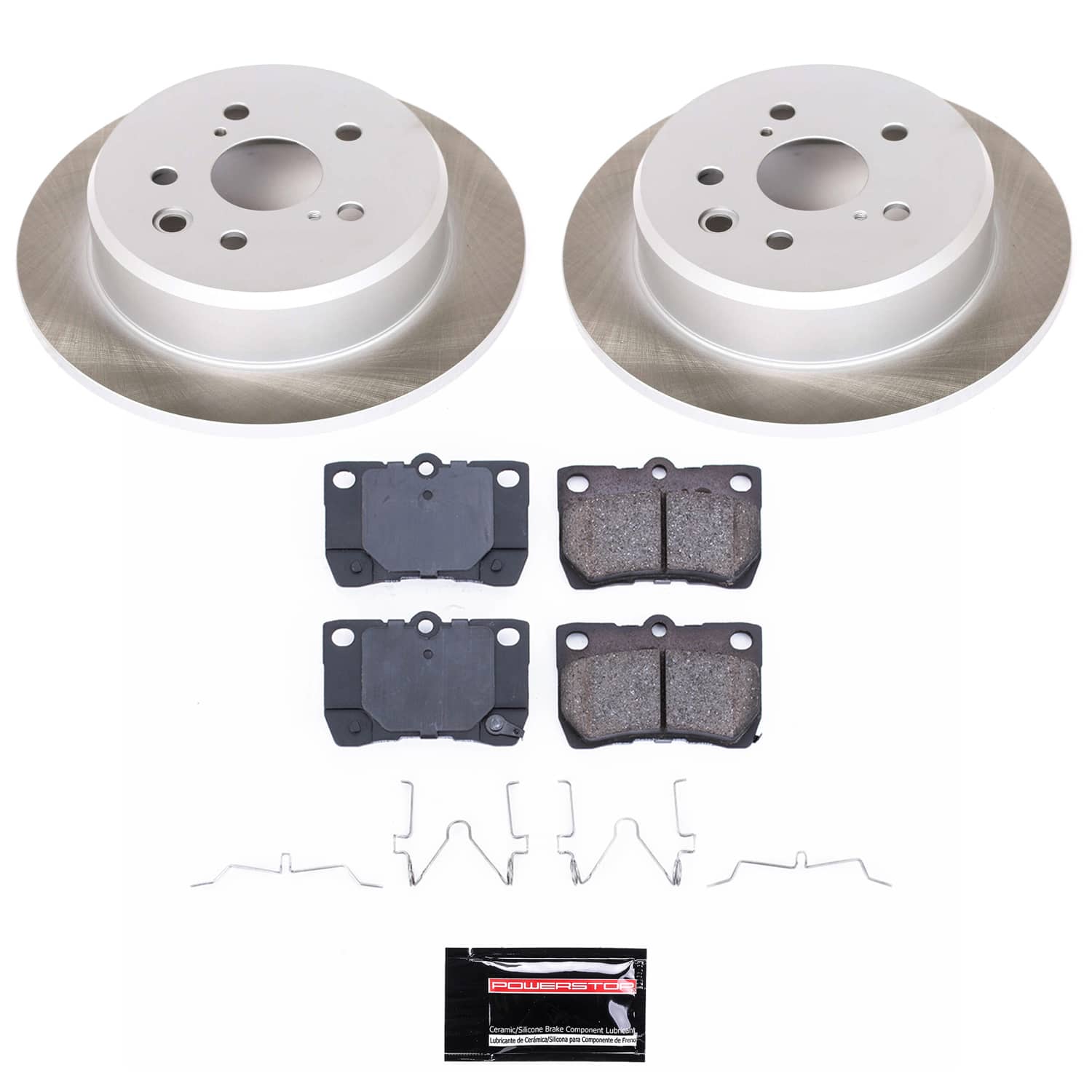 Power Stop SC195 - Rear Z17 Evolution Pad And Semi-Coated Rotor Kit vehicle fitment brake part
