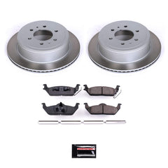 Power Stop SC1950 - Rear Z17 Evolution Pad And Semi-Coated Rotor Kit vehicle fitment brake part