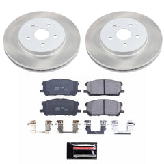 Power Stop SC196 - Front Z17 Evolution Pad And Semi-Coated Rotor Kit vehicle fitment brake part