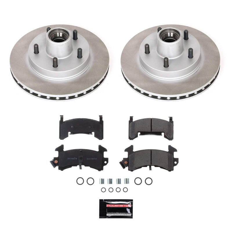 Power Stop SC1985 - Front Z17 Evolution Pad And Semi-Coated Rotor Kit vehicle fitment brake part