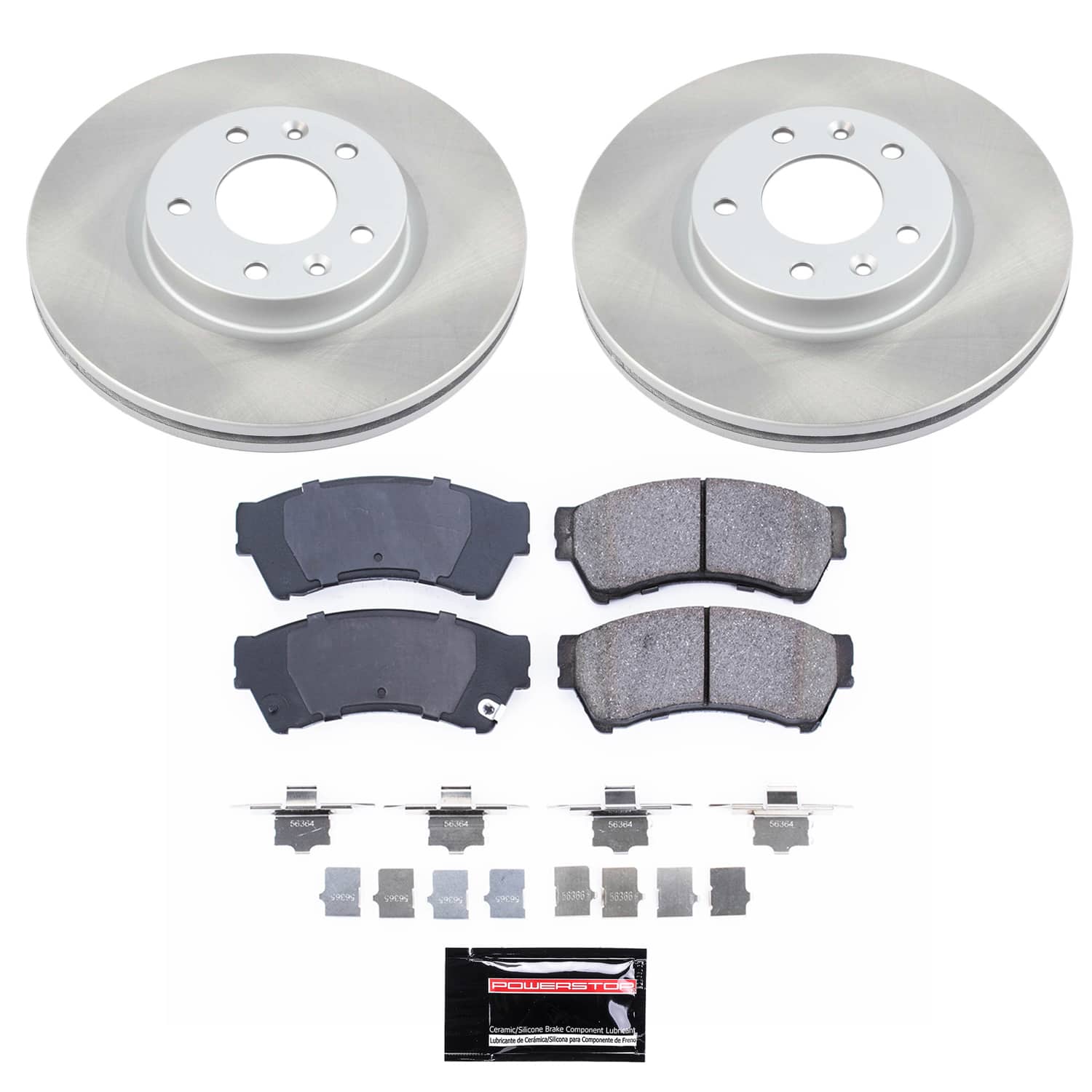 Power Stop SC199 - Front Z17 Evolution Pad And Semi-Coated Rotor Kit vehicle fitment brake part