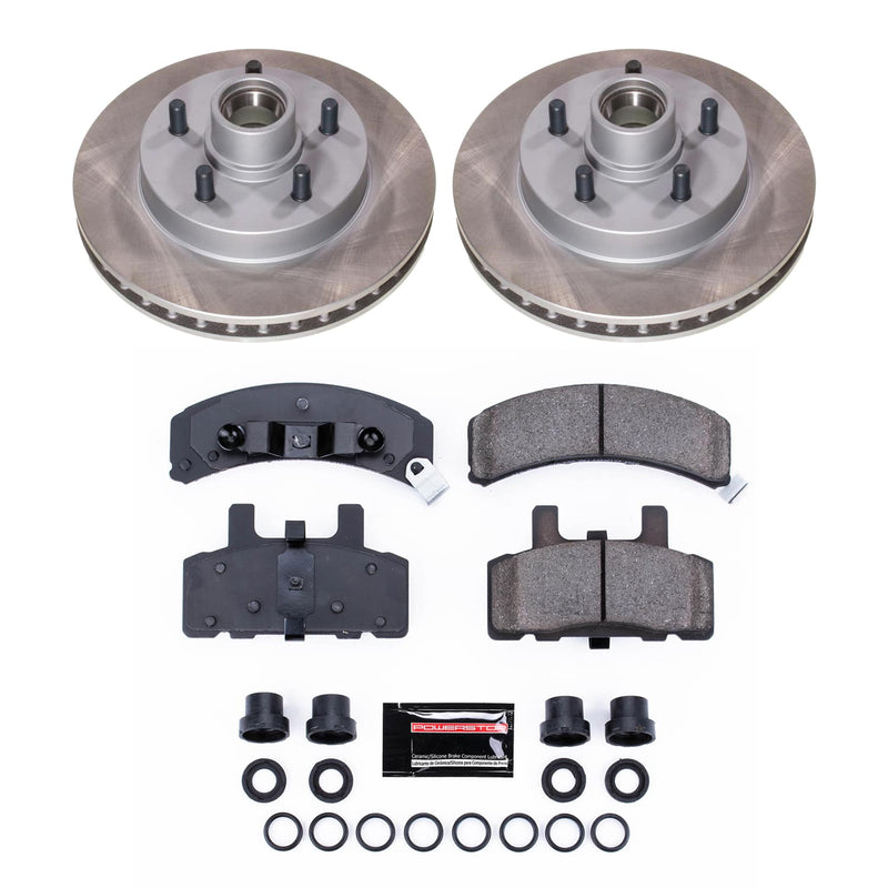 Power Stop SC1990 - Front Z17 Evolution Pad And Semi-Coated Rotor Kit vehicle fitment brake part