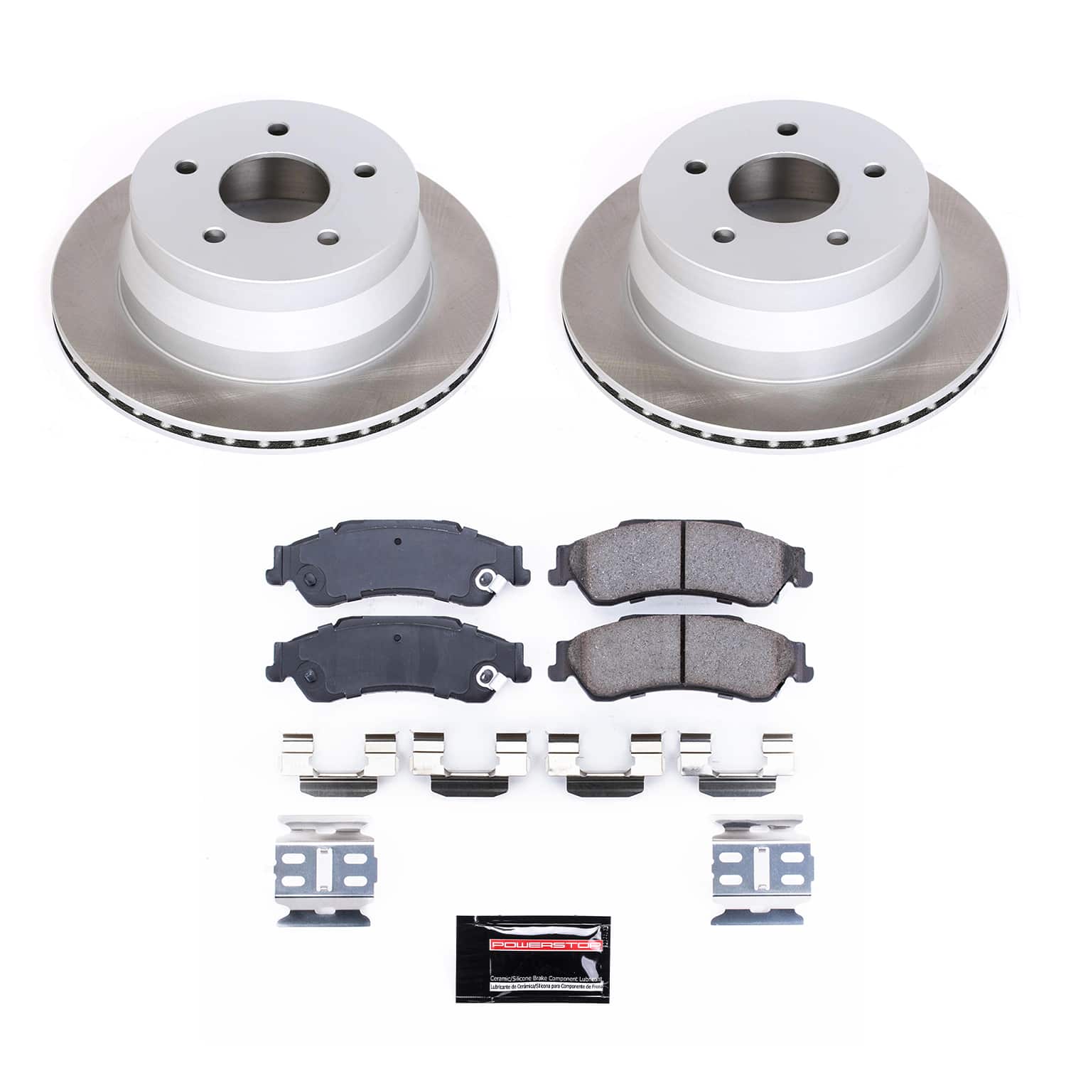 Power Stop SC2003 - Rear Z17 Evolution Pad And Semi-Coated Rotor Kit vehicle fitment brake part