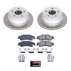 Power Stop SC2003 - Rear Z17 Evolution Pad And Semi-Coated Rotor Kit vehicle fitment brake part