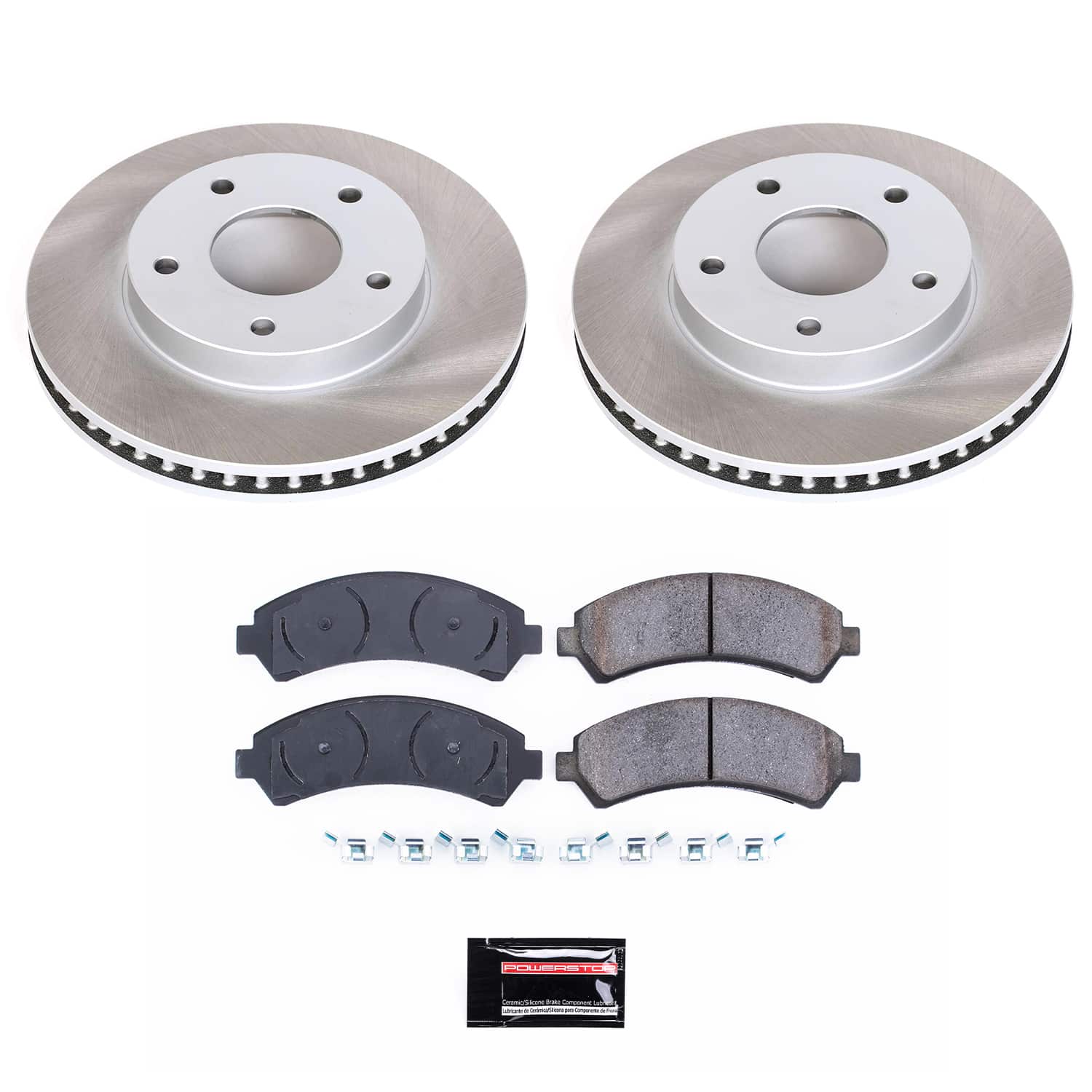 Power Stop SC2004 - Front Z17 Evolution Pad And Semi-Coated Rotor Kit vehicle fitment brake part
