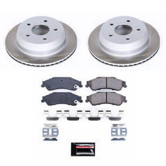 Power Stop SC2008 - Rear Z17 Evolution Pad And Semi-Coated Rotor Kit vehicle fitment brake part