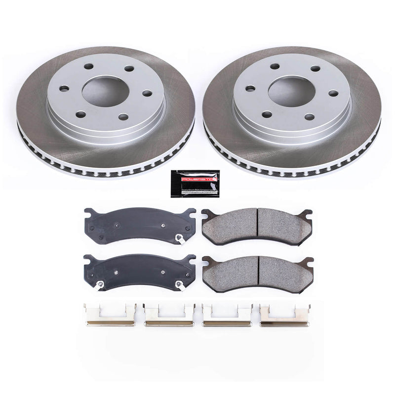Power Stop SC2009 - Front Z17 Evolution Pad And Semi-Coated Rotor Kit vehicle fitment brake part