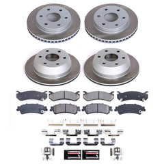 Power Stop SC2010 - Front And Rear Z17 Evolution Pad And Semi-Coated Rotor Kit vehicle fitment brake part