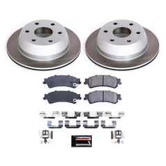 Power Stop SC2018 - Rear Z17 Evolution Pad And Semi-Coated Rotor Kit vehicle fitment brake part