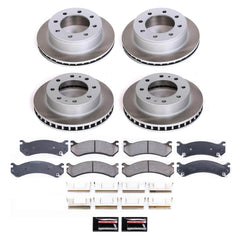 Power Stop SC2027 - Front And Rear Z17 Evolution Pad And Semi-Coated Rotor Kit vehicle fitment brake part