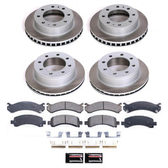Power Stop SC2029 - Front And Rear Z17 Evolution Pad And Semi-Coated Rotor Kit vehicle fitment brake part