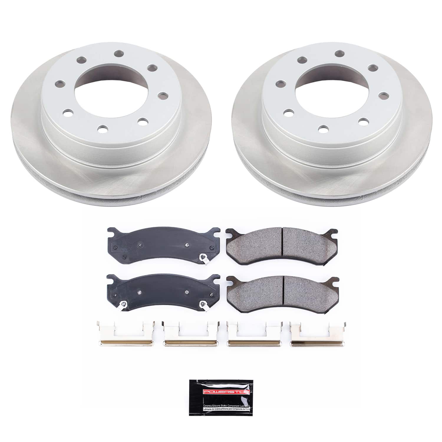 Power Stop SC2036 - Rear Z17 Evolution Pad And Semi-Coated Rotor Kit vehicle fitment brake part