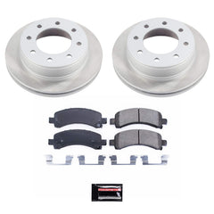 Power Stop SC2039 - Rear Z17 Evolution Pad And Semi-Coated Rotor Kit vehicle fitment brake part